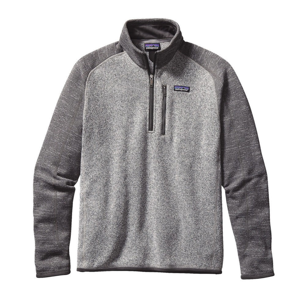 Patagonia 2 Tone Nickel Forge Gray M's Better Sweater® 1/4-Zip Size S